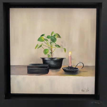 Stilleven op muspaneel 20x20